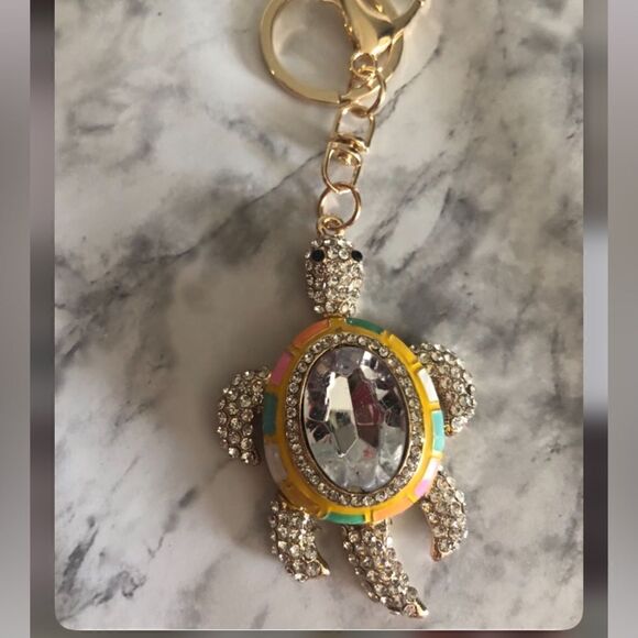 💕5️⃣ Turtle purse charm with moving legs and tail - Picture 1 of 3